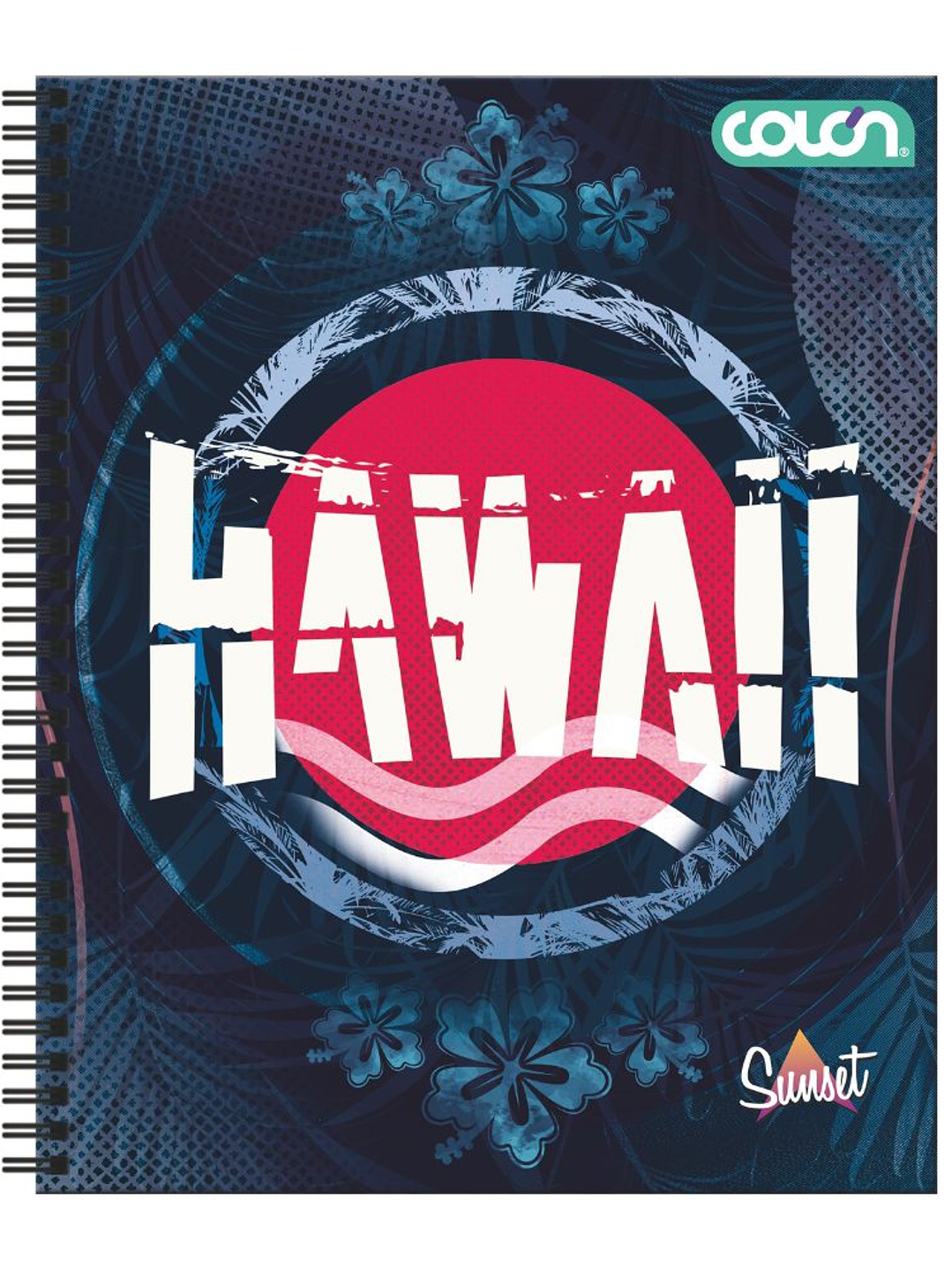 Cuaderno  Universitario Colon Sunset 7mm 100 hojas 8