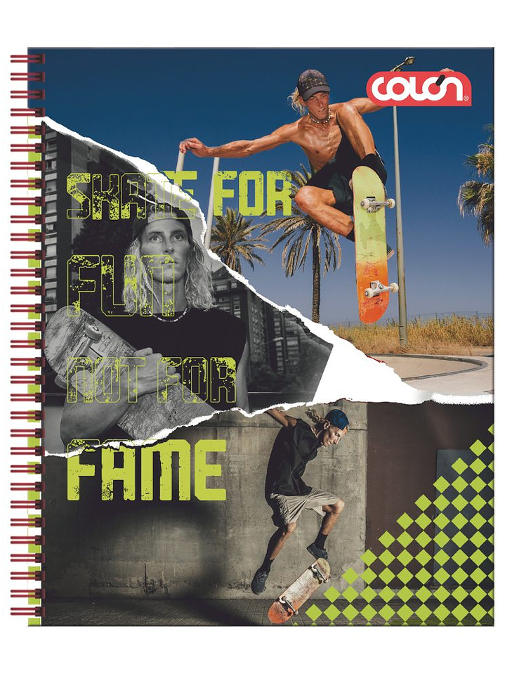 Cuaderno  Universitario Colon Deporte Extremo 7mm 100 hojas 1