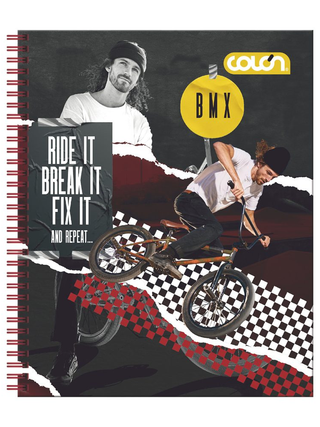 Cuaderno  Universitario Colon Deporte Extremo 7mm 100 hojas 2