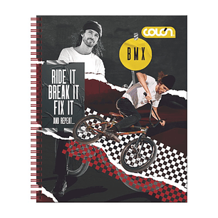 Cuaderno  Universitario Colon Deporte Extremo 7mm 100 hojas