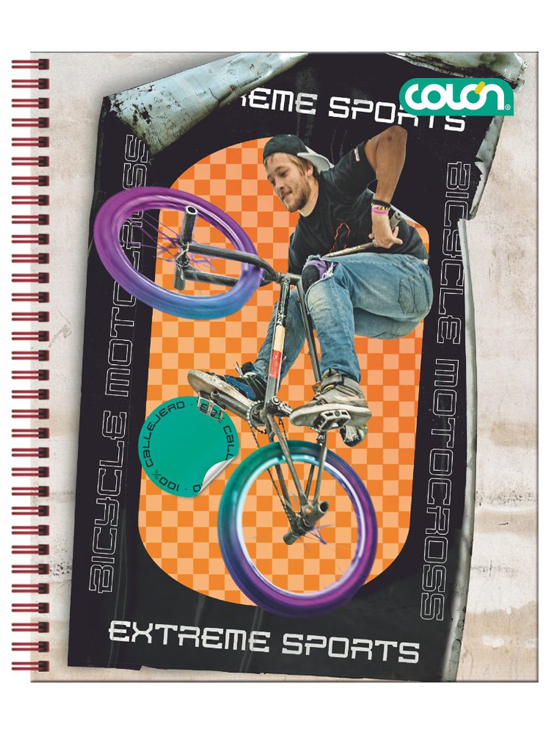 Cuaderno  Universitario Colon Deporte Extremo 7mm 100 hojas 4