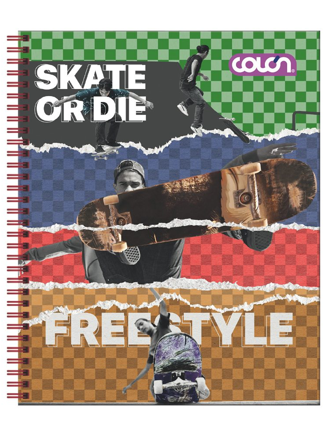 Cuaderno  Universitario Colon Deporte Extremo 7mm 100 hojas 5