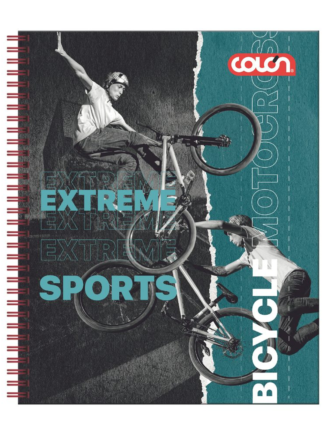 Cuaderno  Universitario Colon Deporte Extremo 7mm 100 hojas 6