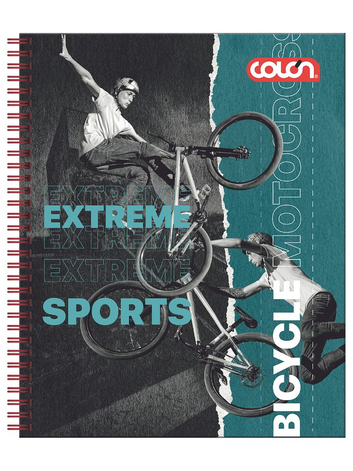 Cuaderno  Universitario Colon Deporte Extremo 7mm 100 hojas 6