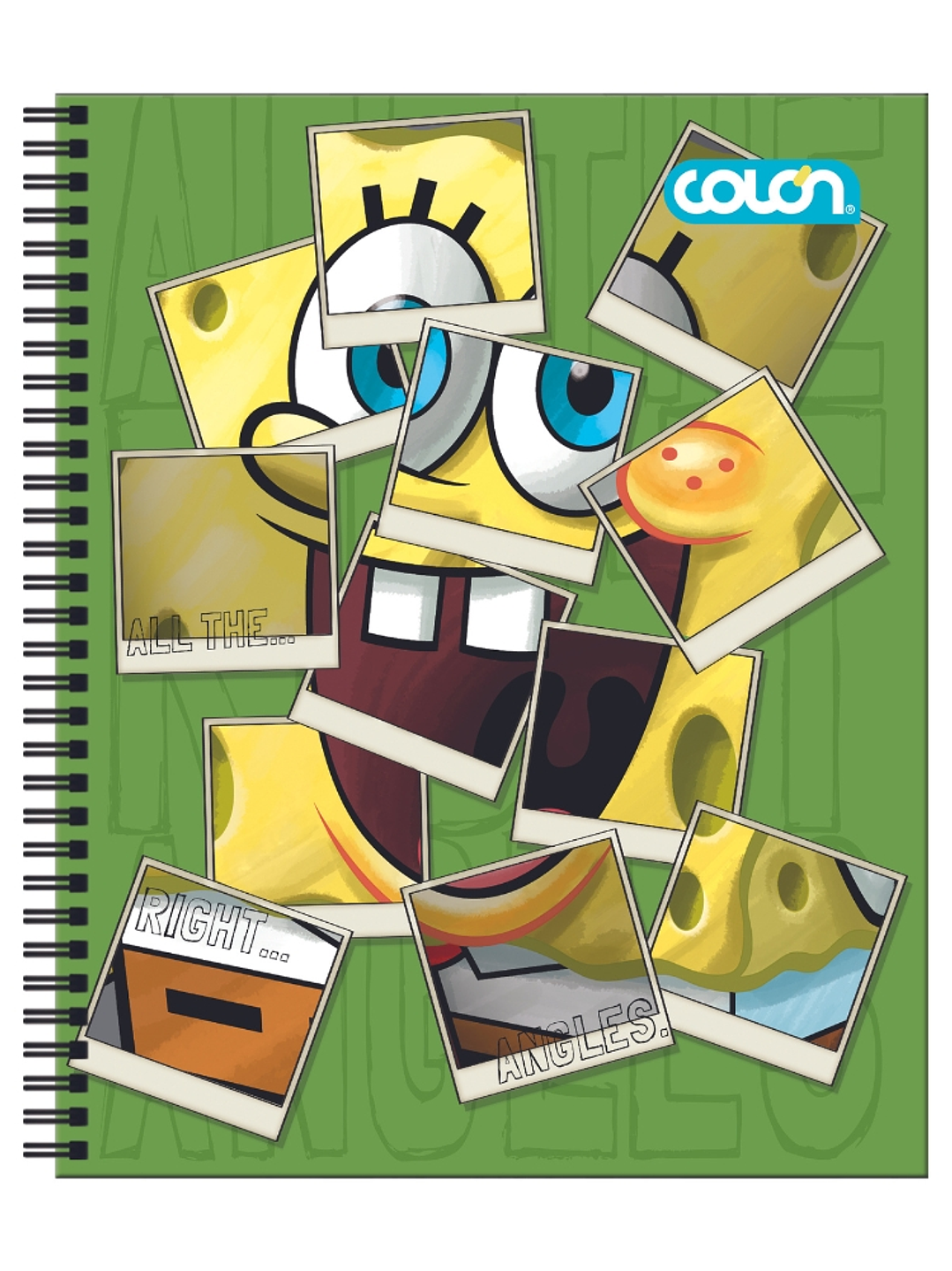 Cuaderno  Universitario Colon Bob Esponja 7mm 100 hojas 4