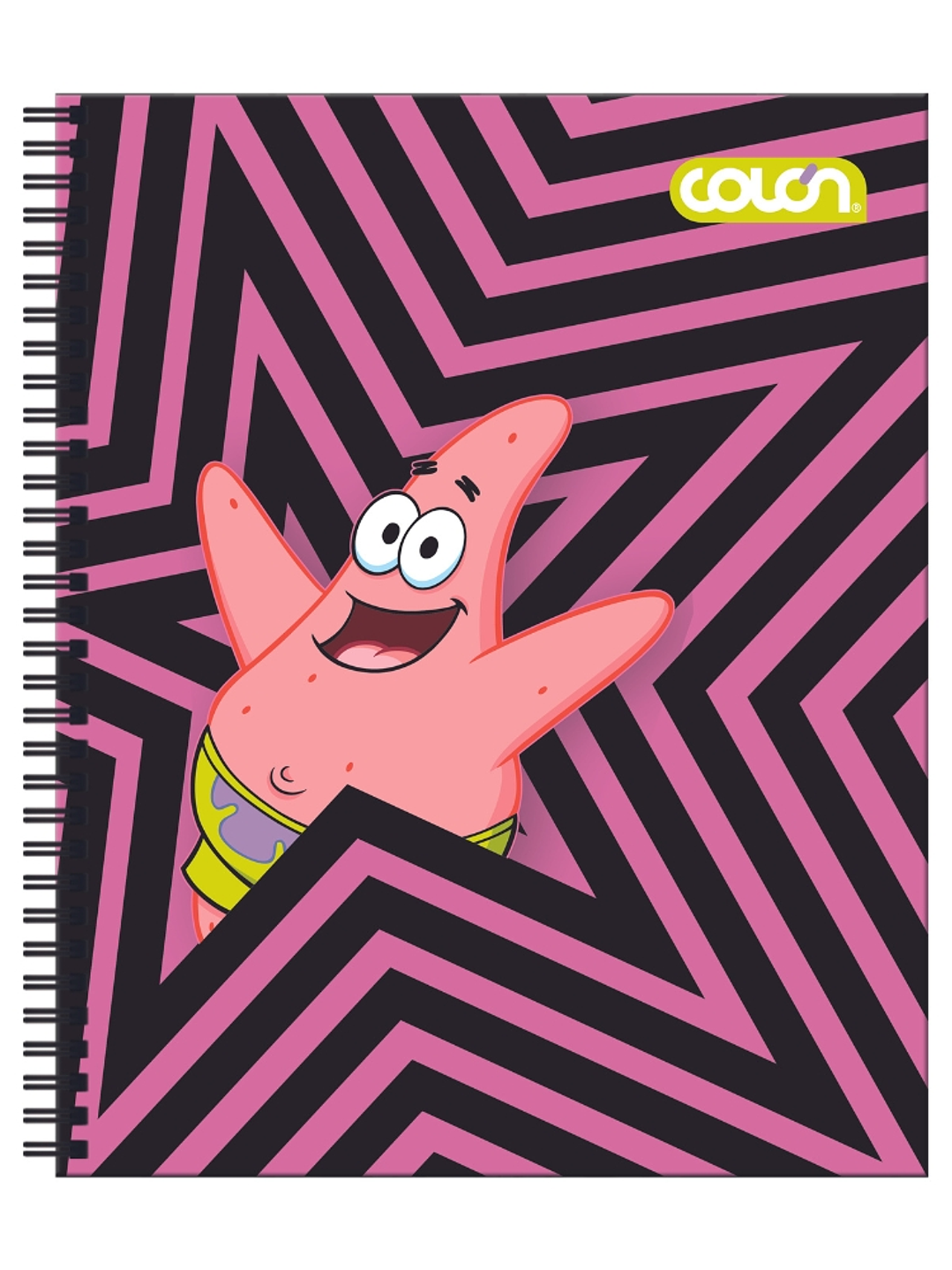 Cuaderno  Universitario Colon Bob Esponja 7mm 100 hojas 8