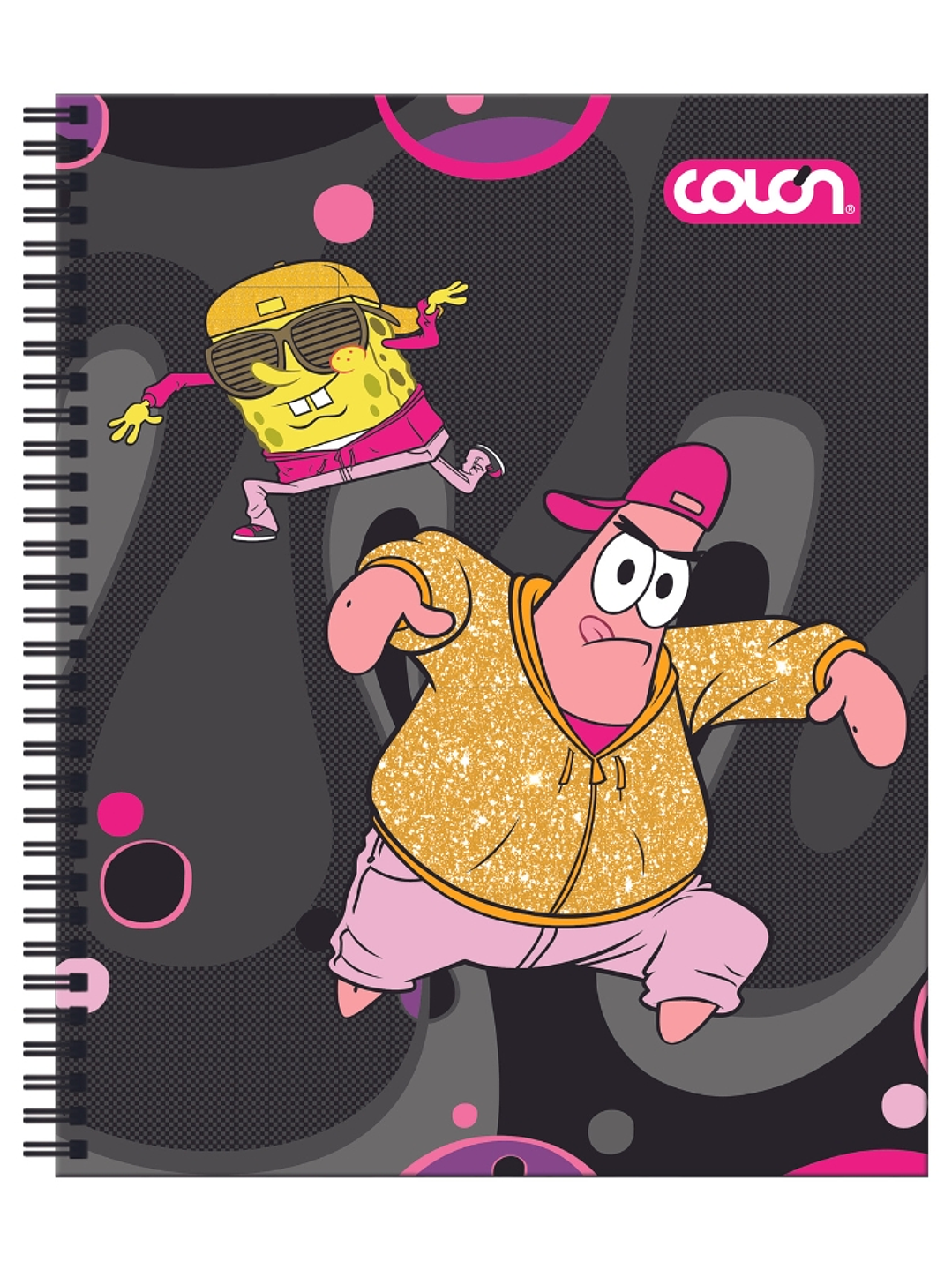 Cuaderno  Universitario Colon Bob Esponja 7mm 100 hojas 10