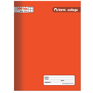 Cuaderno Torre College Liso 7mm 100 hojas