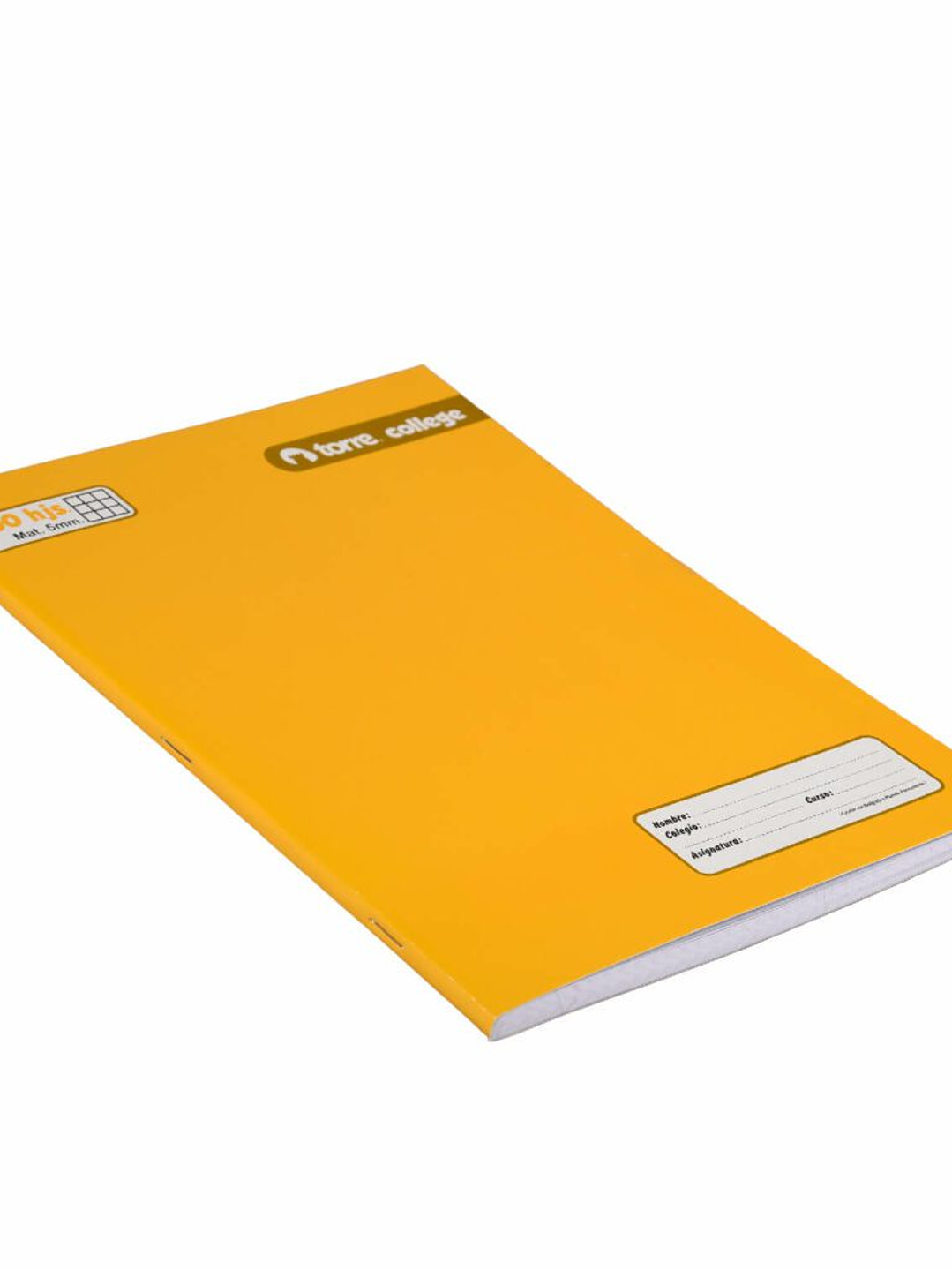 Cuaderno Torre College Liso 5mm 100 hojas 3