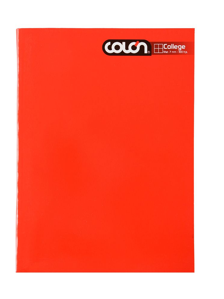 Cuaderno Colón College listo 7mm 100 hojas 3