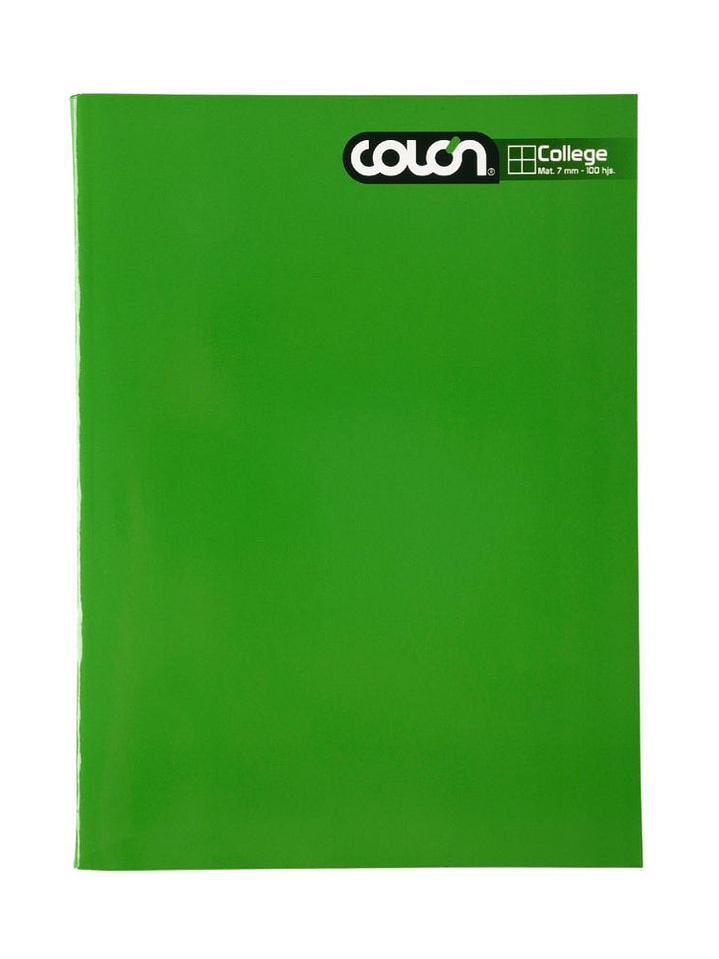 Cuaderno Colón College listo 7mm 100 hojas 4