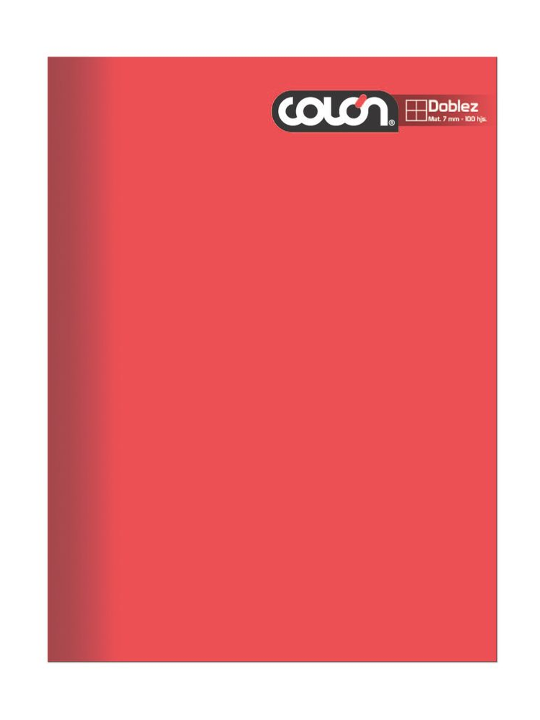 Cuaderno Colón Doblez liso Matemáticas 7mm 100 hojas 1