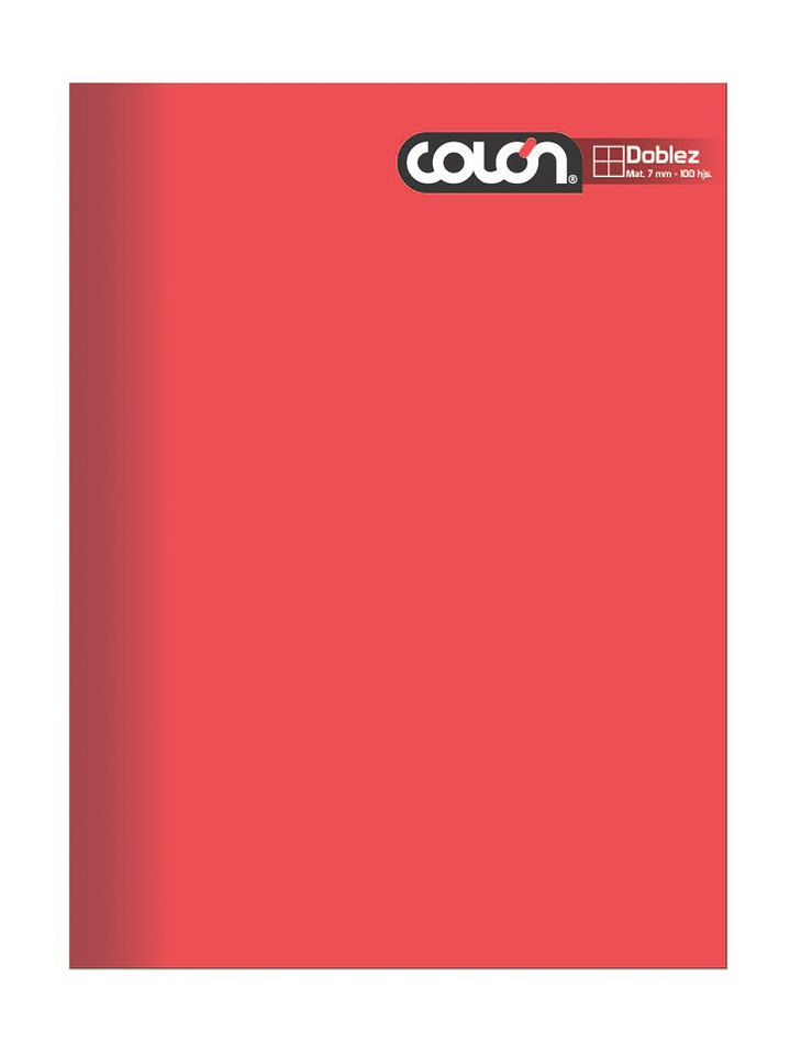 Cuaderno Colón Doblez liso Matemáticas 7mm 100 hojas 1