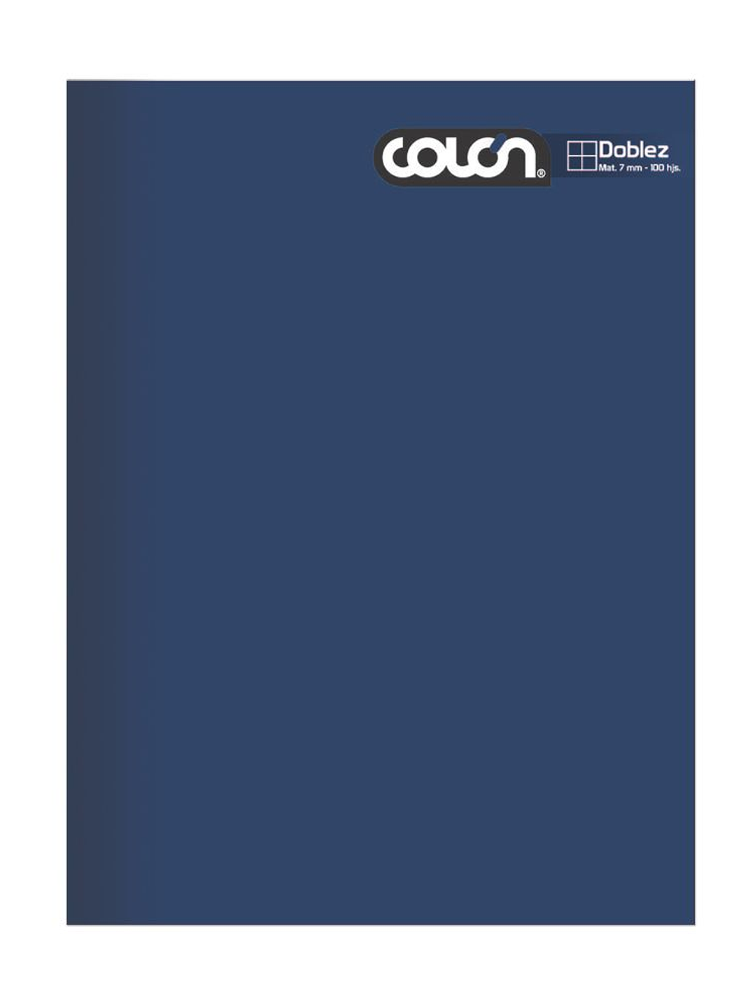 Cuaderno Colón Doblez liso Matemáticas 7mm 100 hojas 2