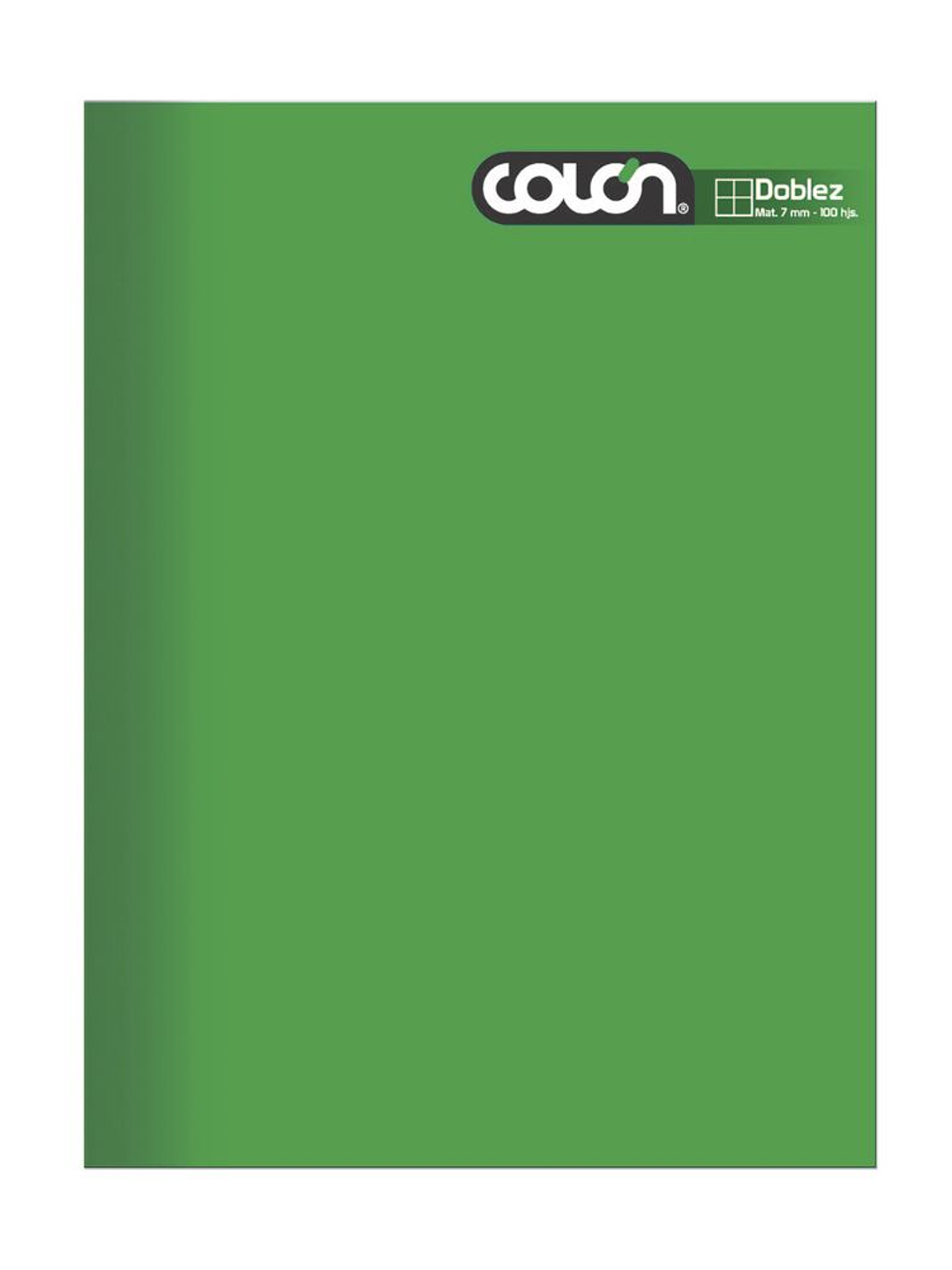 Cuaderno Colón Doblez liso Matemáticas 7mm 100 hojas 3