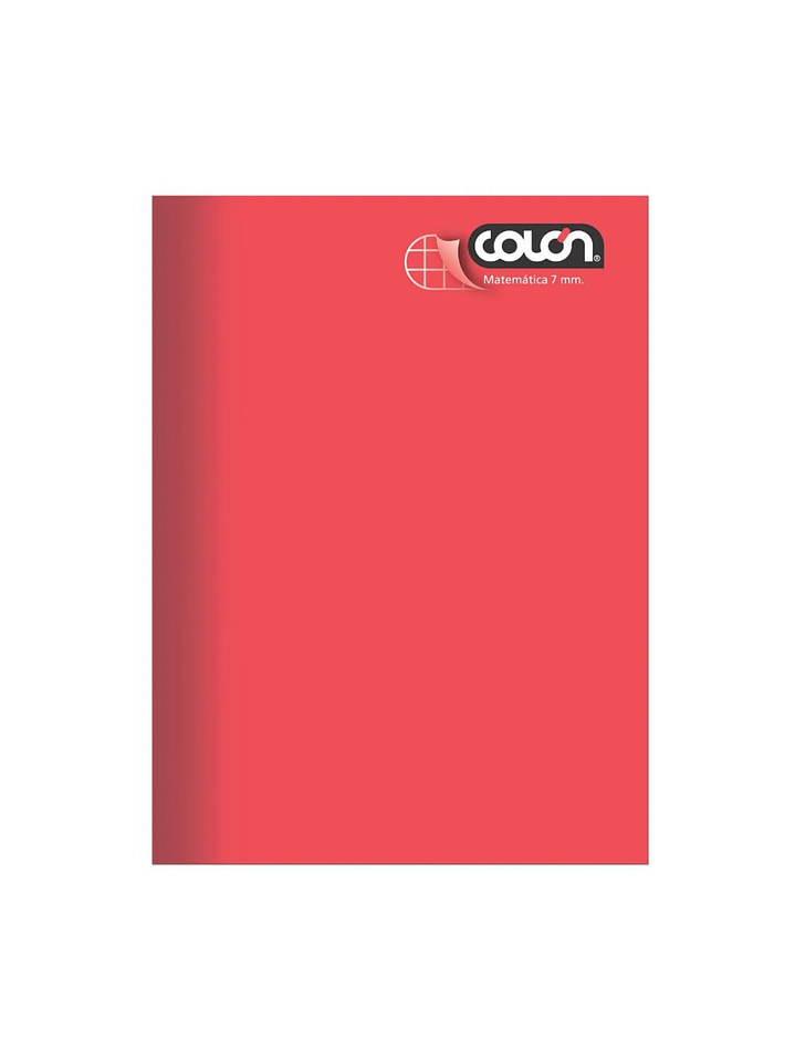 Cuaderno Colon College liso Matematicas 7mm 80 hojas 2