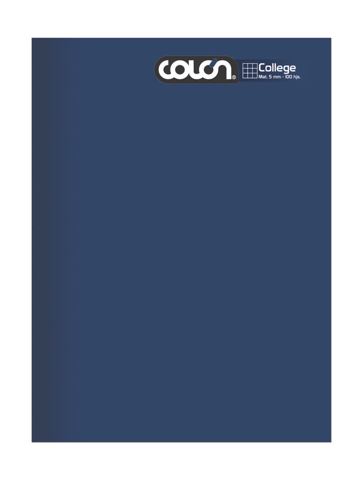 Cuaderno Colón College liso 5mm 100 hojas 1