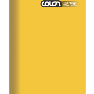 Cuaderno Colón College liso 5mm 100 hojas