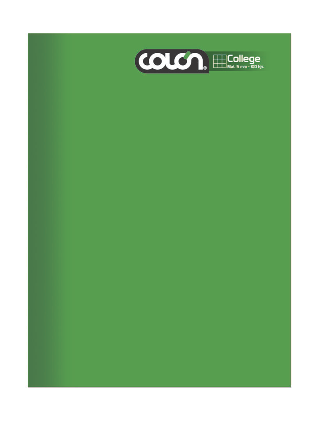 Cuaderno Colón College liso 5mm 100 hojas 3