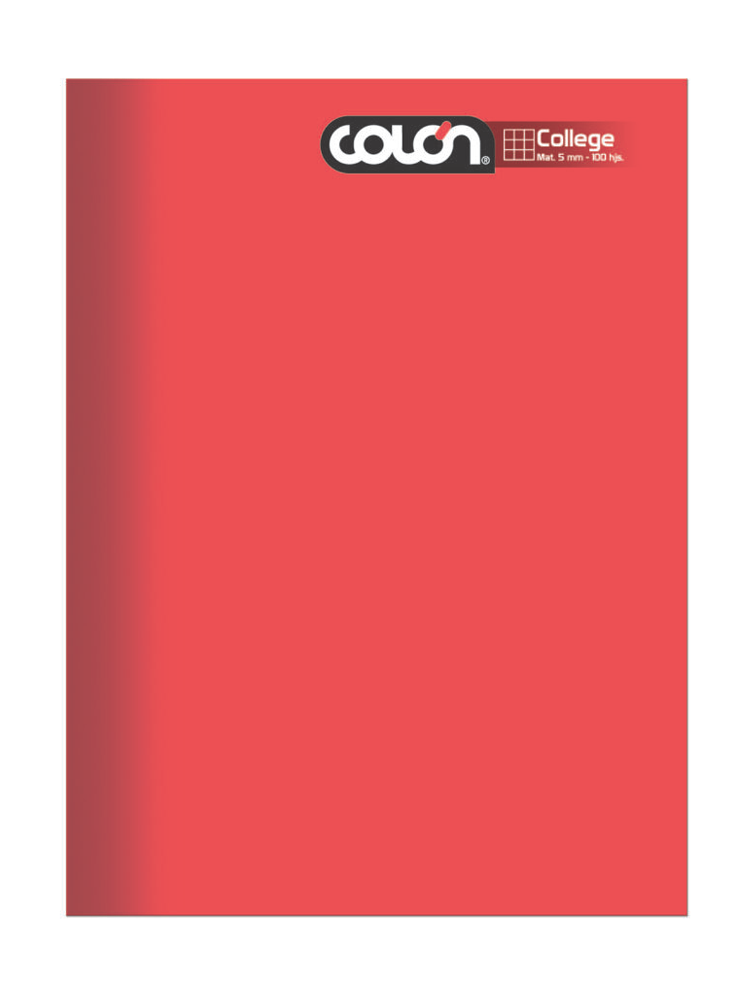 Cuaderno Colón College liso 5mm 100 hojas 4