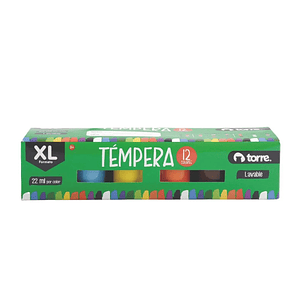 Témperas XL 12 colores Torre