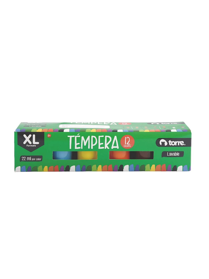 Témperas XL 12 colores Torre 2