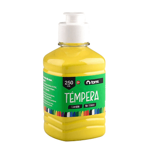 Témpera 250 ml color Amarillo Torre