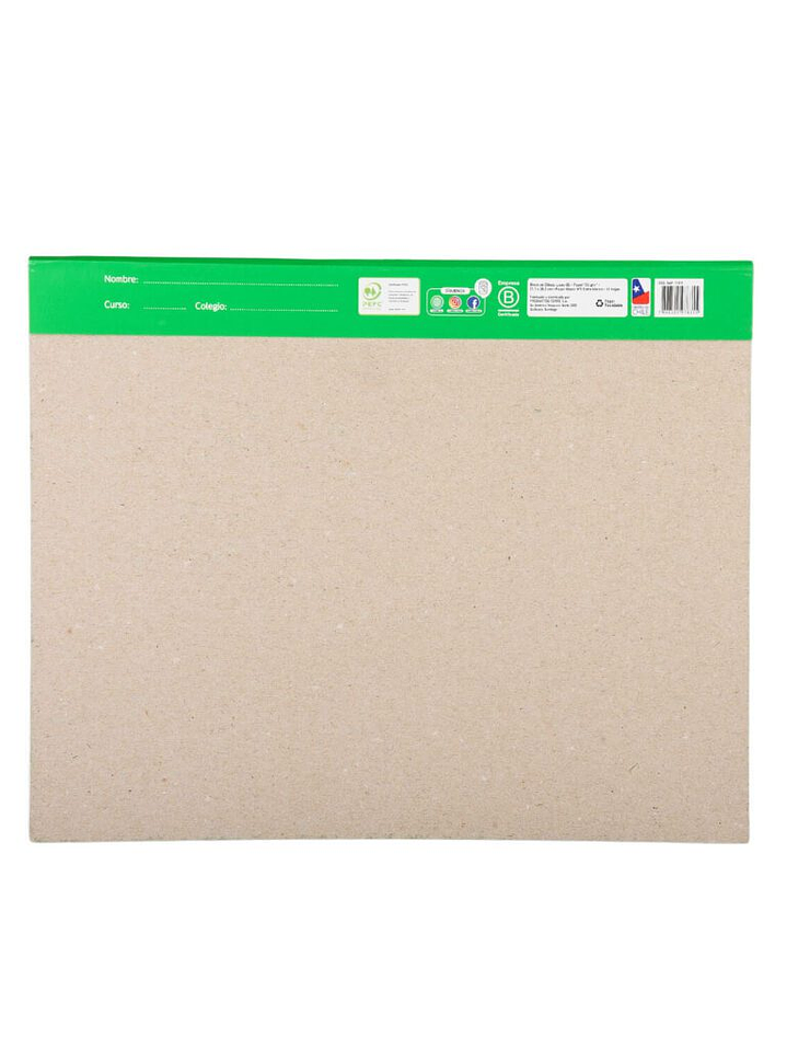 Block de Dibujo Liceo 60 20 hojas 21,1 x 26,5 cm Torre 3