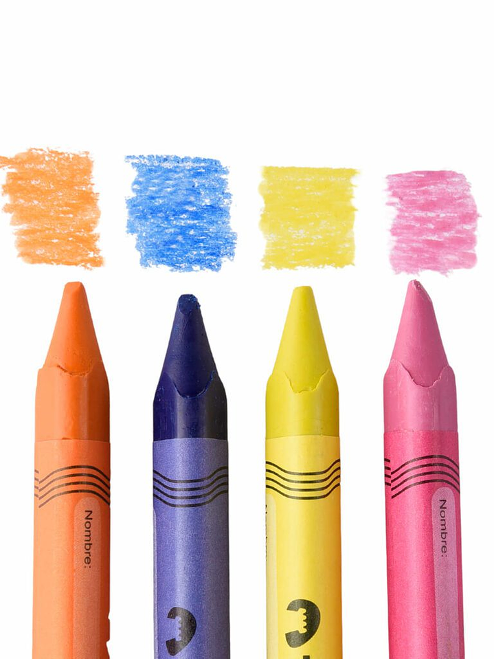 Lapices Crayones de Cera Triangulares 12 colores Imagia Torre 3