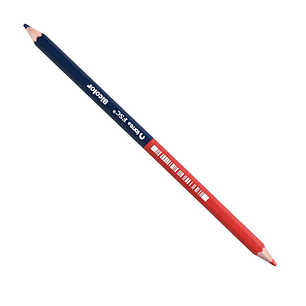 Lapiz Bicolor Rojo - Azul Hexagonales 12 unidades Torre