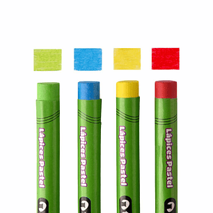 Lápices Pastel al Oleo 12 colores Torre