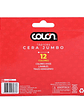 Lápices Crayones de Cera Jumbo 12 colores Colon - Miniatura 3