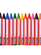 Lápices Crayones de Cera Jumbo 12 colores Colon - Miniatura 4