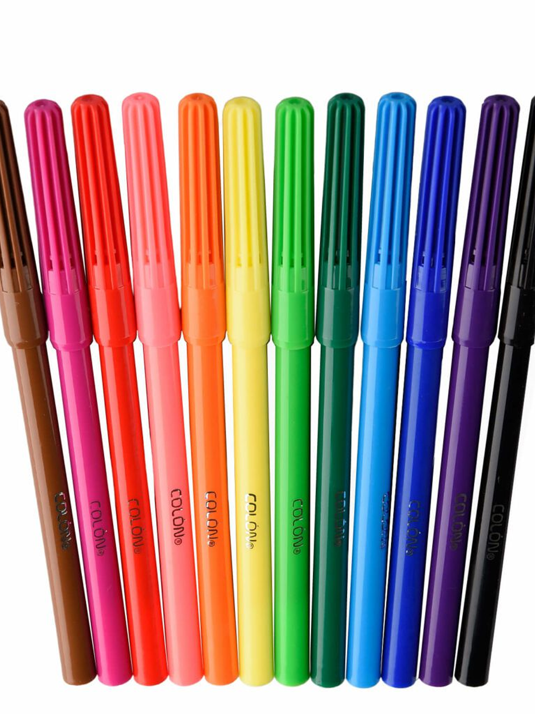 Plumones Dibujo 12 colores Colón 4