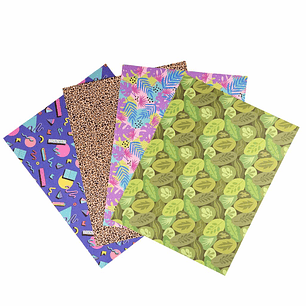 Bolsón - Carpeta Papel Entretenido 9 pliegos 18 diseños 25 x 32,5 cm Imagia Torre