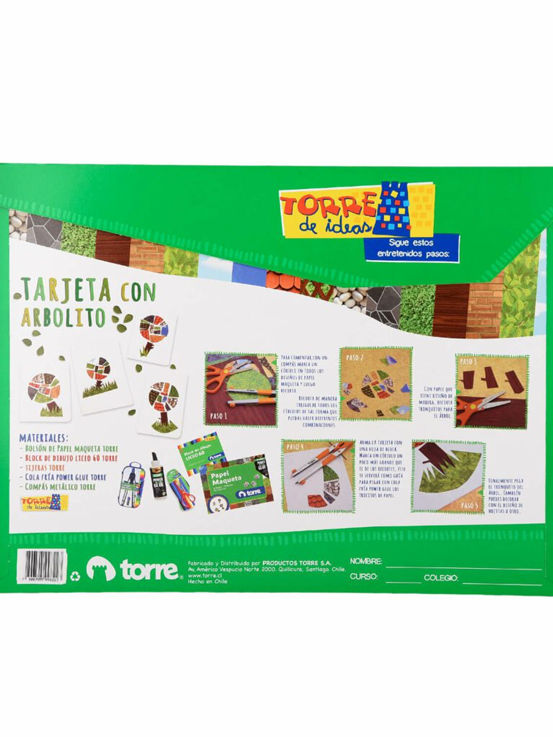 Bolsón - Carpeta Papel Maqueta 6 pliegos 10 diseños  3