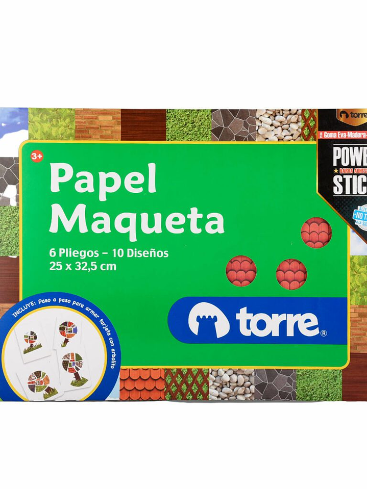 Bolsón - Carpeta Papel Maqueta 6 pliegos 10 diseños  4