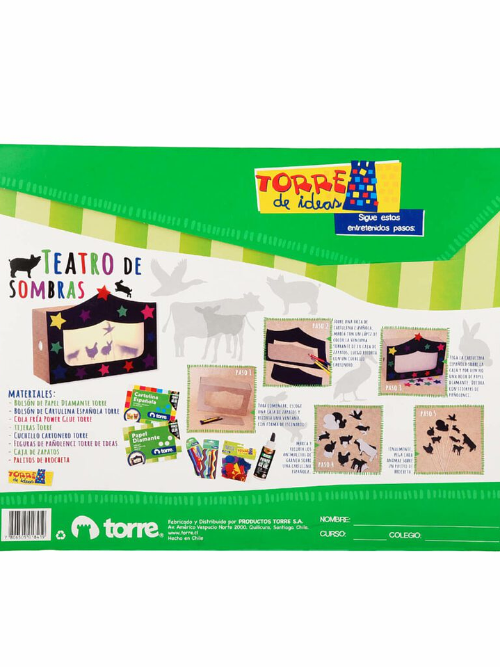 Bolsón - Carpeta Papel Diamante 6 pliegos 25,5 x 36,5 cm Imagia Torre 4