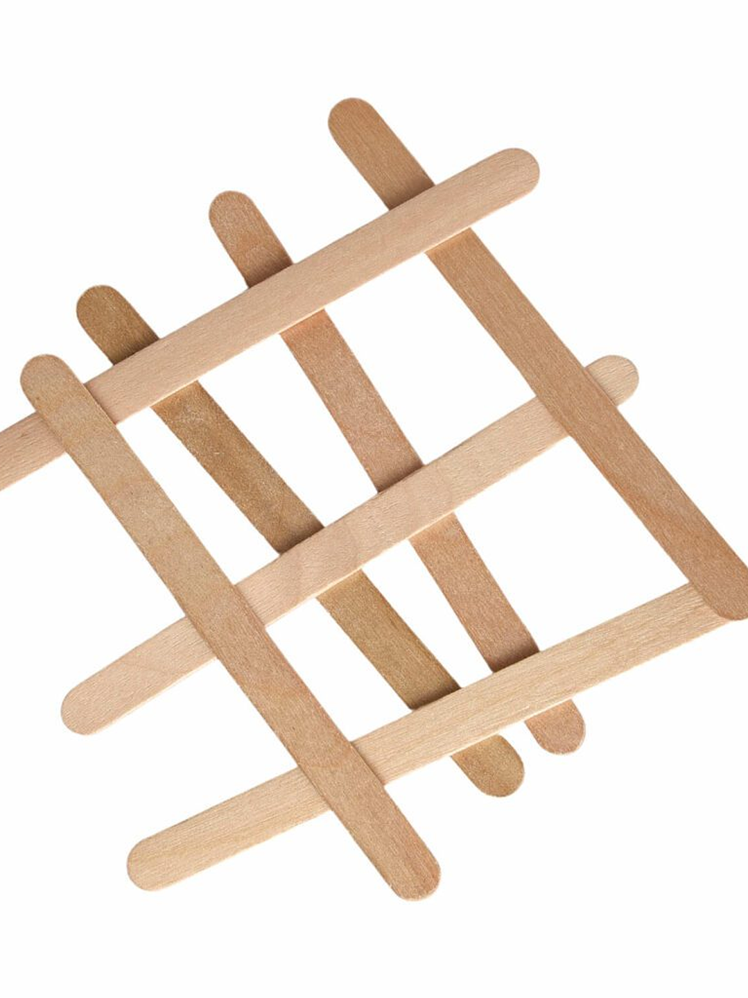 Palos de helado color natural 50 unidades Torre 2