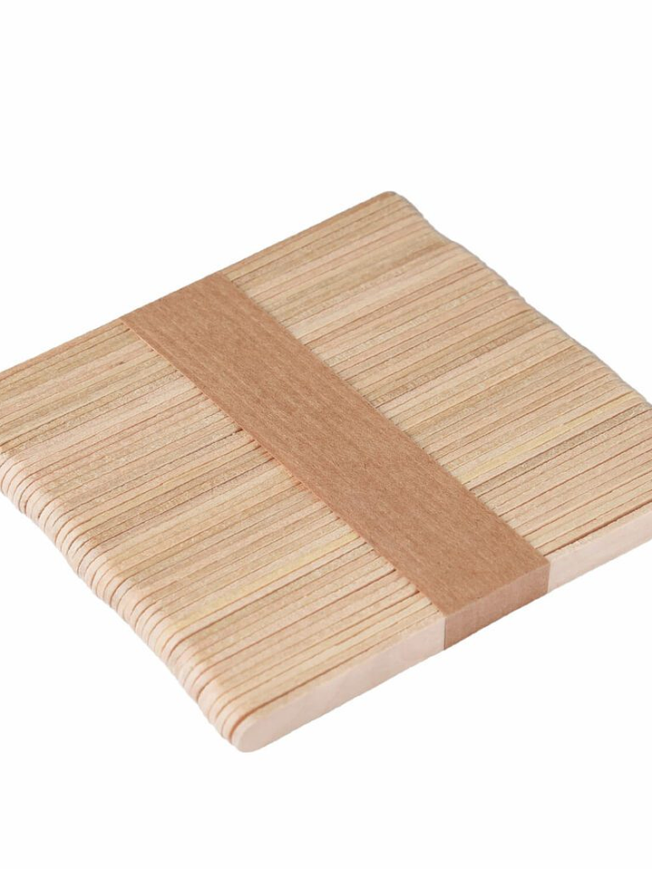 Palos de helado color natural 50 unidades Torre 3