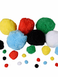 Pom pom tamaños surtidos 130 unidades Torre - Miniatura 3