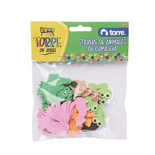 Animales de Goma Eva con Adhesivo Torre