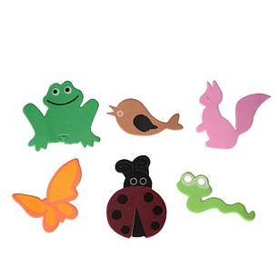 Animales de Goma Eva con Adhesivo Torre