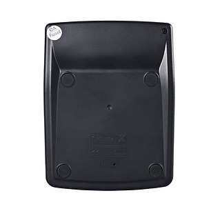 Calculadora de escritorio negra 12 dígitos 38 x 106 x 26,5 mm Torre