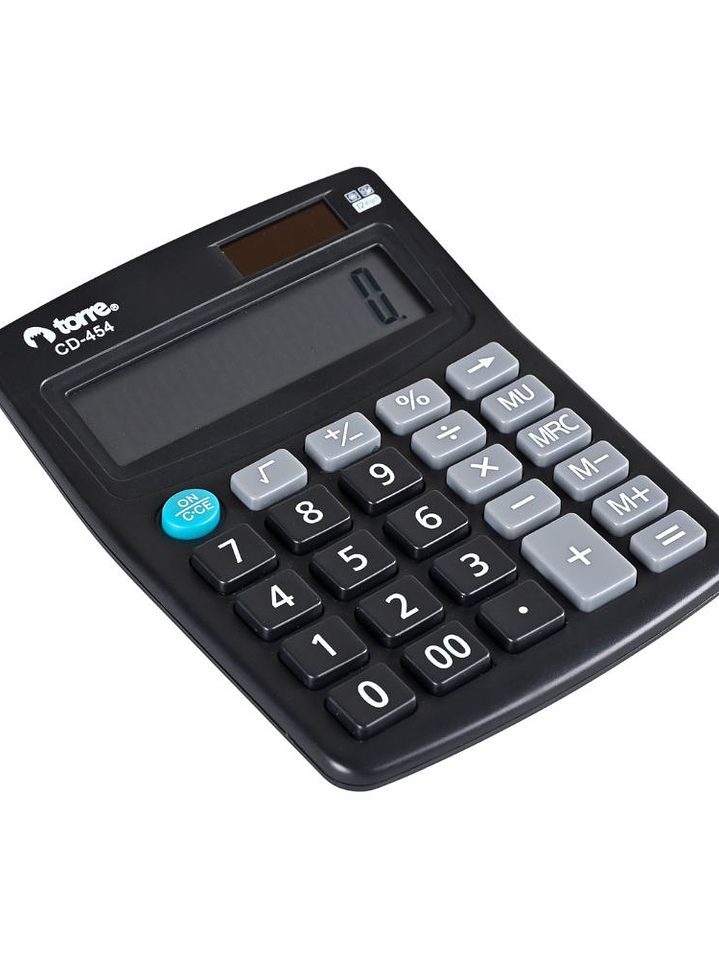 Calculadora de escritorio negra 12 dígitos 38 x 106 x 26,5 mm Torre 4