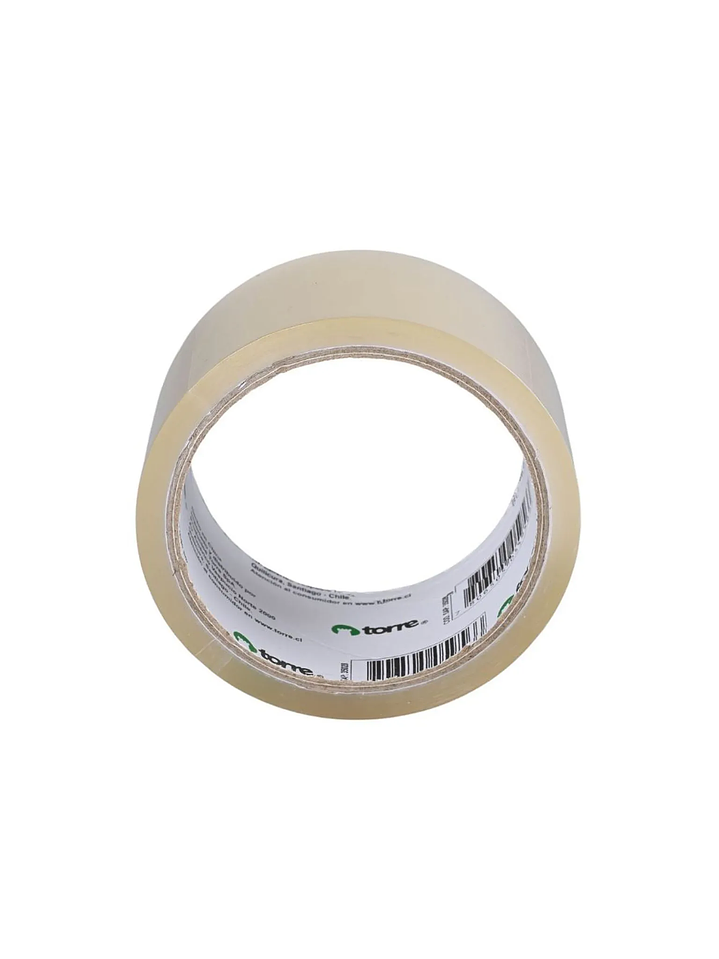 Cinta de embalaje transparente espesor 42 micrones 48 mm x 40 mt Torre 1