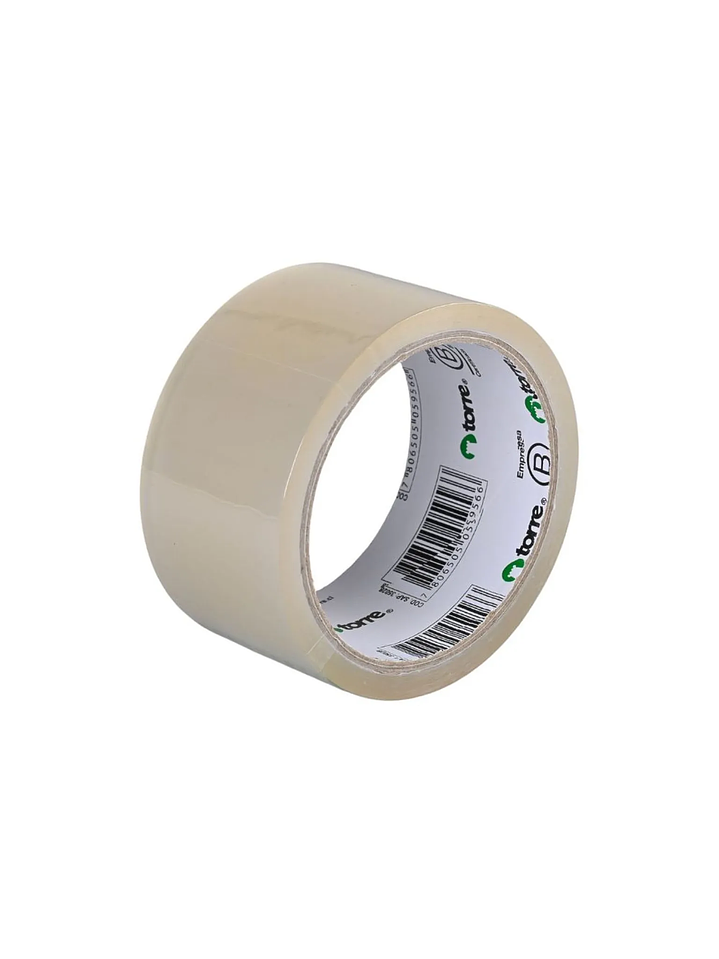 Cinta de embalaje transparente espesor 42 micrones 48 mm x 40 mt Torre 3