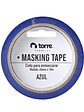 Cinta Masking Tape color azul 24 mm x 28 mt Torre - Miniatura 4