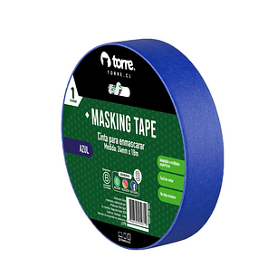 Cinta Masking Tape color azul 24 mm x 28 mt Torre