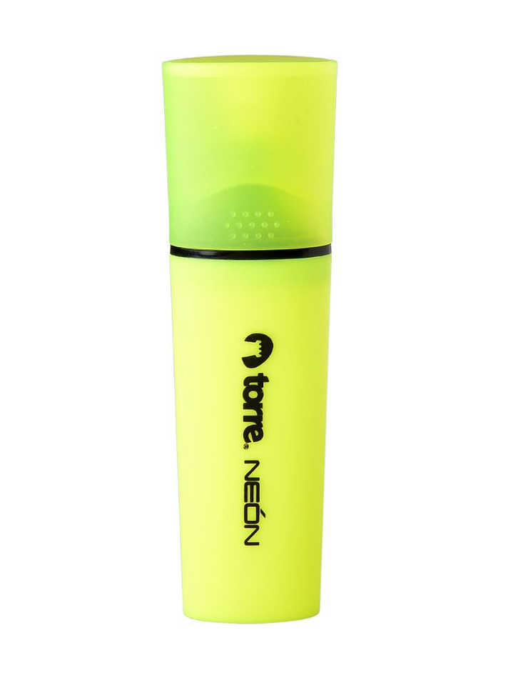 Destacador Punta Biselada Plano Amarillo Neon 2.0 Torre 1